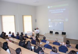 Ege University professor held a seminar on "Protective tillage and direct seeding" at ADAU