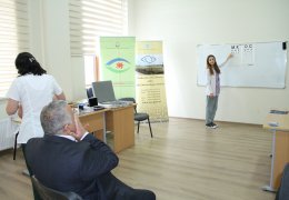 Milli Oftalmologiya Mərkəzinin Gəncə filialı ADAU əməkdaşları üçün pulsuz müayinə aksiyası keçirib
