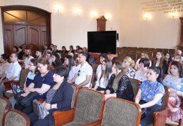 A meeting was held with the students from Turkey