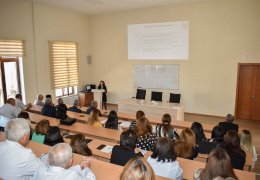 Trainings on "Standards and Guidelines for Quality Assurance in the European Higher Education Area (ESG)" were conducted for the teaching staff